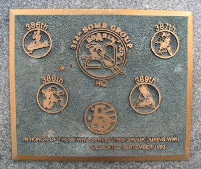 312th Bomb Group Marker image. Click for full size.