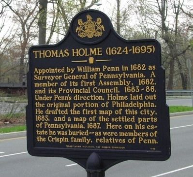 Thomas Holme Marker image. Click for full size.