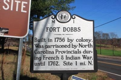 Fort Dobbs Marker image. Click for full size.