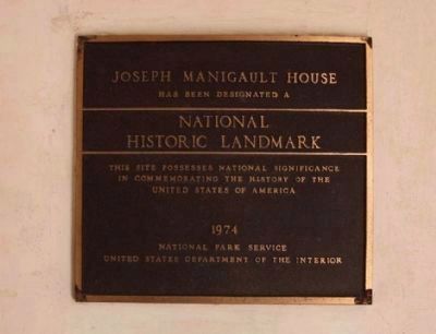 The Charleston Museum's Joseph Manigault House <i> National Register </i> Plaque #73001688 image. Click for full size.