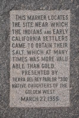 Old Salt Lake Marker image. Click for full size.