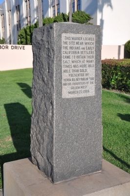 Old Salt Lake Marker image. Click for full size.