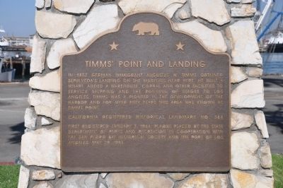 Timms' Point and Landing Marker image. Click for full size.