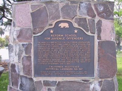 Reform School for Juvenile Offenders Marker image. Click for full size.