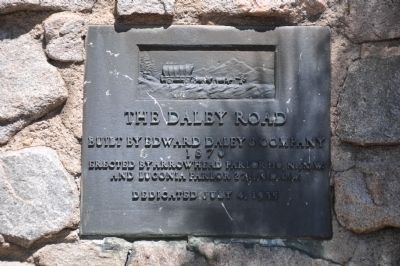 The Daley Road Marker image. Click for full size.