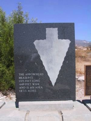 The Arrowhead Landmark Marker image. Click for full size.