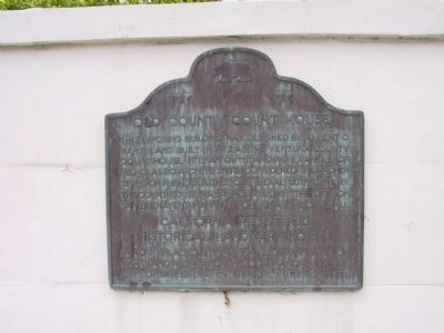 Old County Court House Marker image. Click for full size.