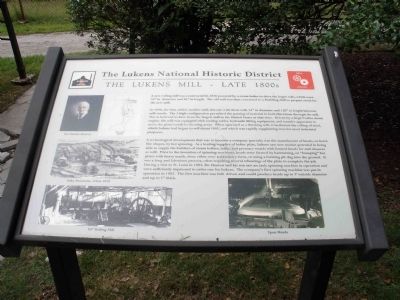 The Lukens Mill - Late 1800s Marker. Click for full size. The Lukens Mill - Late 1800s Marker image. Click for full size.