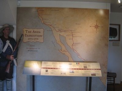 Juan de Bautista National Historic Trail Exhibit image. Click for full size.
