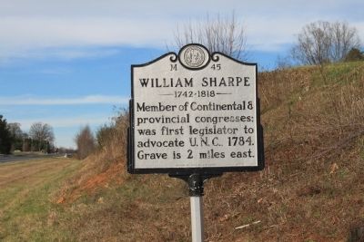William Sharpe Marker image. Click for full size.