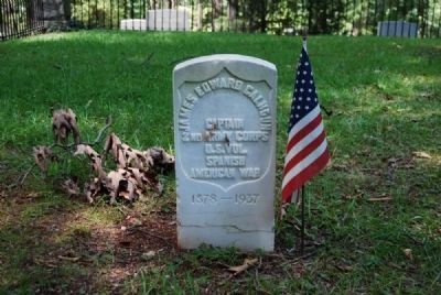 Captain James Edward Calhoun Tombstone. Click for full size. Captain James Edward Calhoun Tombstone image. Click for full size.