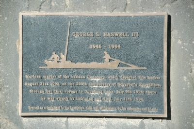 George S. Haswell III Marker image. Click for full size.