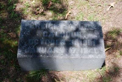 Creighton Lee Calhoun Tombstone image. Click for full size.