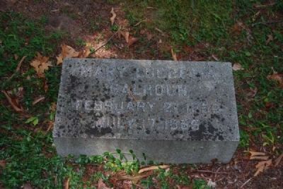 Mary Lucretia Calhoun Tombstone image. Click for full size.