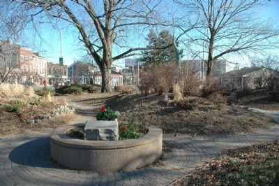 Former Location of the M-7 Day Marker in Liberty Park image. Click for full size.