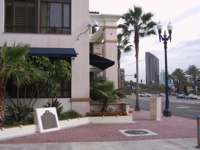 San Diego Barracks Marker. Click for full size. San Diego Barracks Marker image. Click for full size.