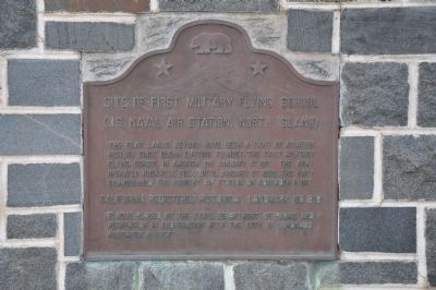 First Military Flying School Marker. Click for full size. First Military Flying School Marker image. Click for full size.