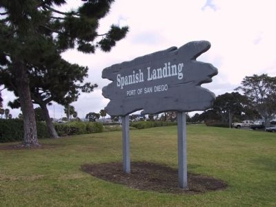 Spanish Landing Marker. Click for full size. Spanish Landing Marker image. Click for full size.
