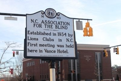 N.C. Association for the Blind Marker image. Click for full size.