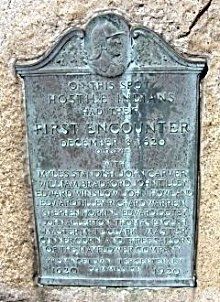 First Encounter Monument Marker image. Click for full size.
