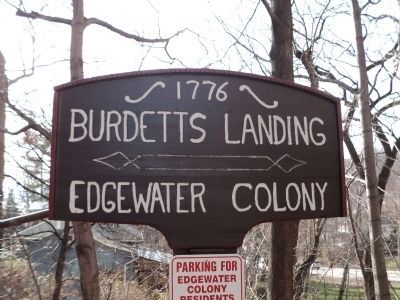Second Burdett's Landing Marker. Click for full size. Second Burdett's Landing Marker image. Click for full size.