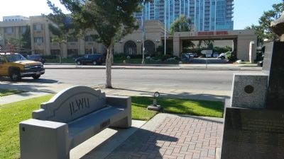 Harry Bridges Memorial Bench. Click for full size. Harry Bridges Memorial Bench image. Click for full size.