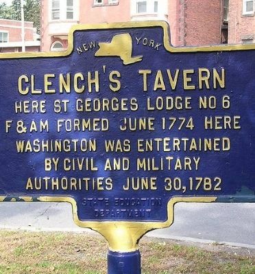 Clench's Tavern Marker image. Click for full size.