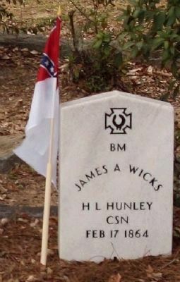 H. L. Hunley Memorial , a Crew 3 member image. Click for more information.