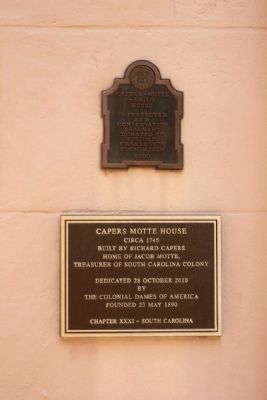 Capers Motte House Marker image. Click for full size.