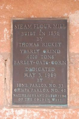 Steam Flour Mill Marker image. Click for full size.