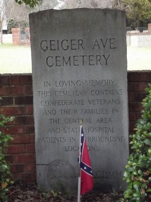 Geiger Ave. Cemetery Marker image. Click for full size.