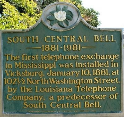 South Central Bell Marker image. Click for full size.