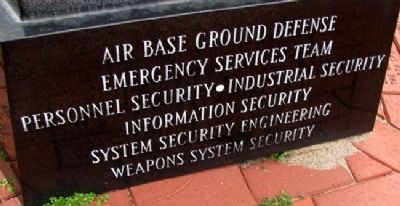 USAF Security Police Positions. Click for full size. USAF Security Police Positions image. Click for full size.