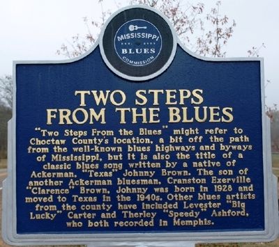 Two Steps From The Blues Marker image. Click for full size.