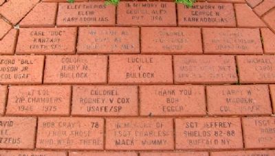USAF Security Police Memorial Pavers image. Click for full size.