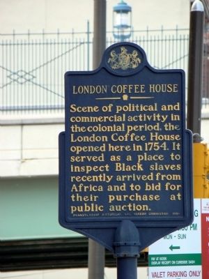London Coffee House Marker image. Click for full size.