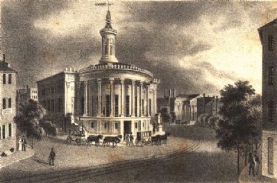 Philadelphia Exchange Circa 1838 image. Click for full size.