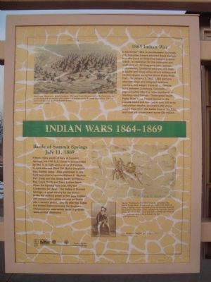 Indian Wars 1864-1869 Marker image. Click for full size.