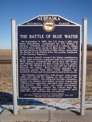 The Battle of Blue Water Marker image. Click for full size.
