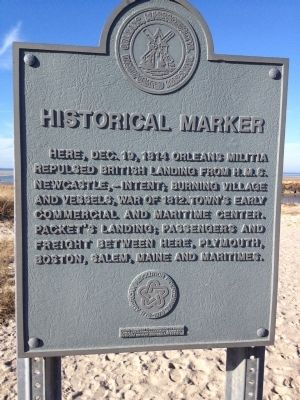 Battle of Orleans, Massachusetts Marker image. Click for full size.