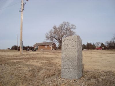 Oregon Trail Marker. Click for full size. Oregon Trail Marker image. Click for full size.