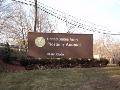 Entrance to Picatinny Arsenal image. Click for full size.