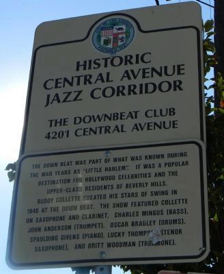 The Downbeat Club Marker image. Click for full size.