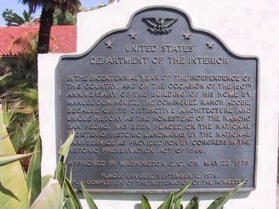 U.S. Department of the Interior Marker. Click for full size. U.S. Department of the Interior Marker image. Click for full size.