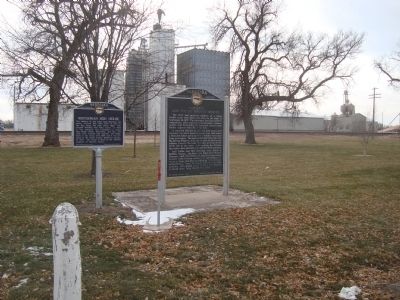 Waterman Sod House Marker image. Click for full size.