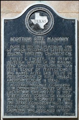 Scottish Rite Masonry Marker image. Click for full size.