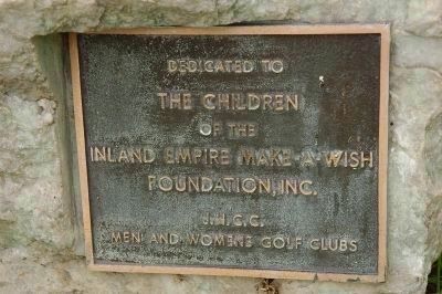 Inland Empire Make-a-Wish Foundation, Inc.Dedication Marker image. Click for full size.