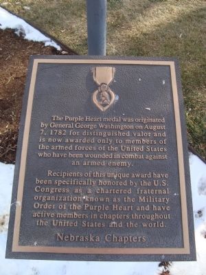 Purple Heart Marker. Click for full size. Purple Heart Marker image. Click for full size.