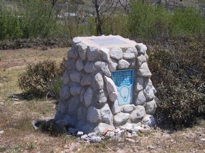 Mormon Pioneer Trail Marker. Click for full size. Mormon Pioneer Trail Marker image. Click for full size.