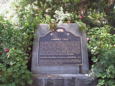 Kimberly Crest Marker image. Click for full size.